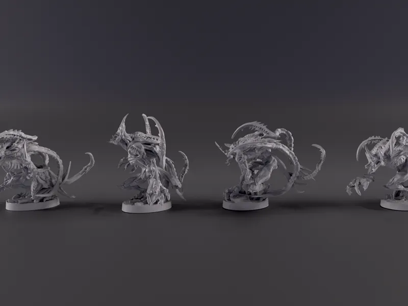 复仇女神号 反击 怪物模型 兵虫 4种造型 Nemesis Retaliation Drone