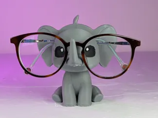 Elephant eyeglasses holder/stand
