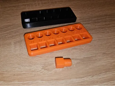 Calibration plate for 3D-printed holes