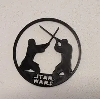 Décoration murale duel Star Wars — photo 3