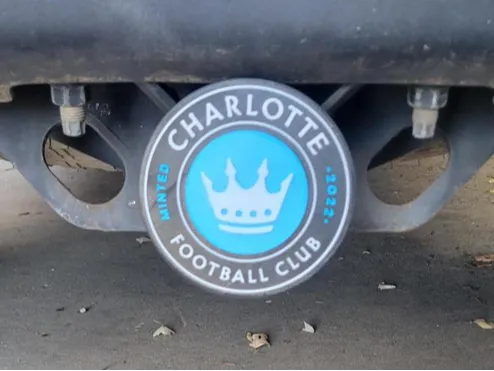 Charlotte FC Logo Hitch Cover