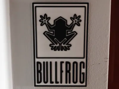Bullfrog Productions Logo Wall Art