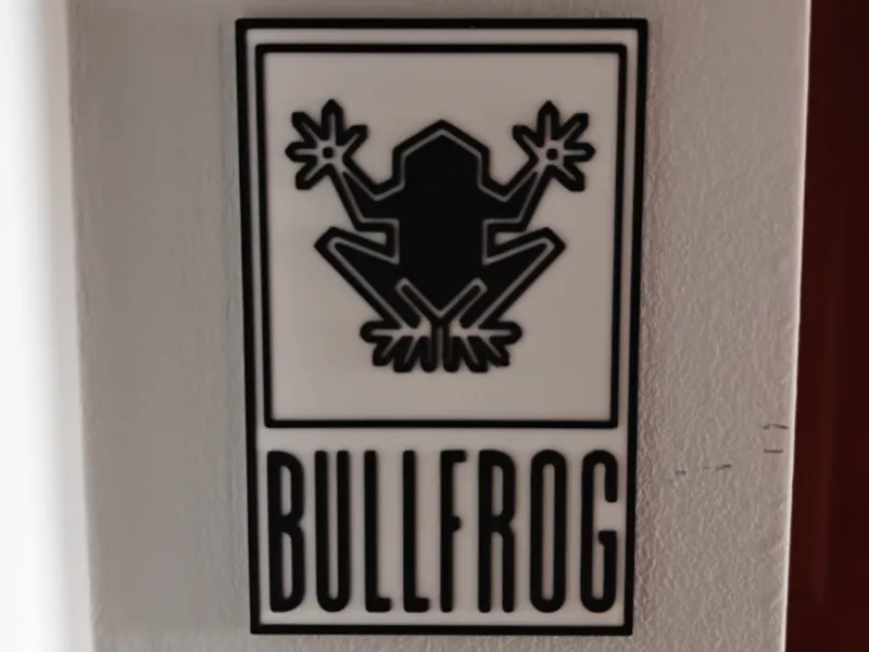 Bullfrog Productions Logo Wall Art