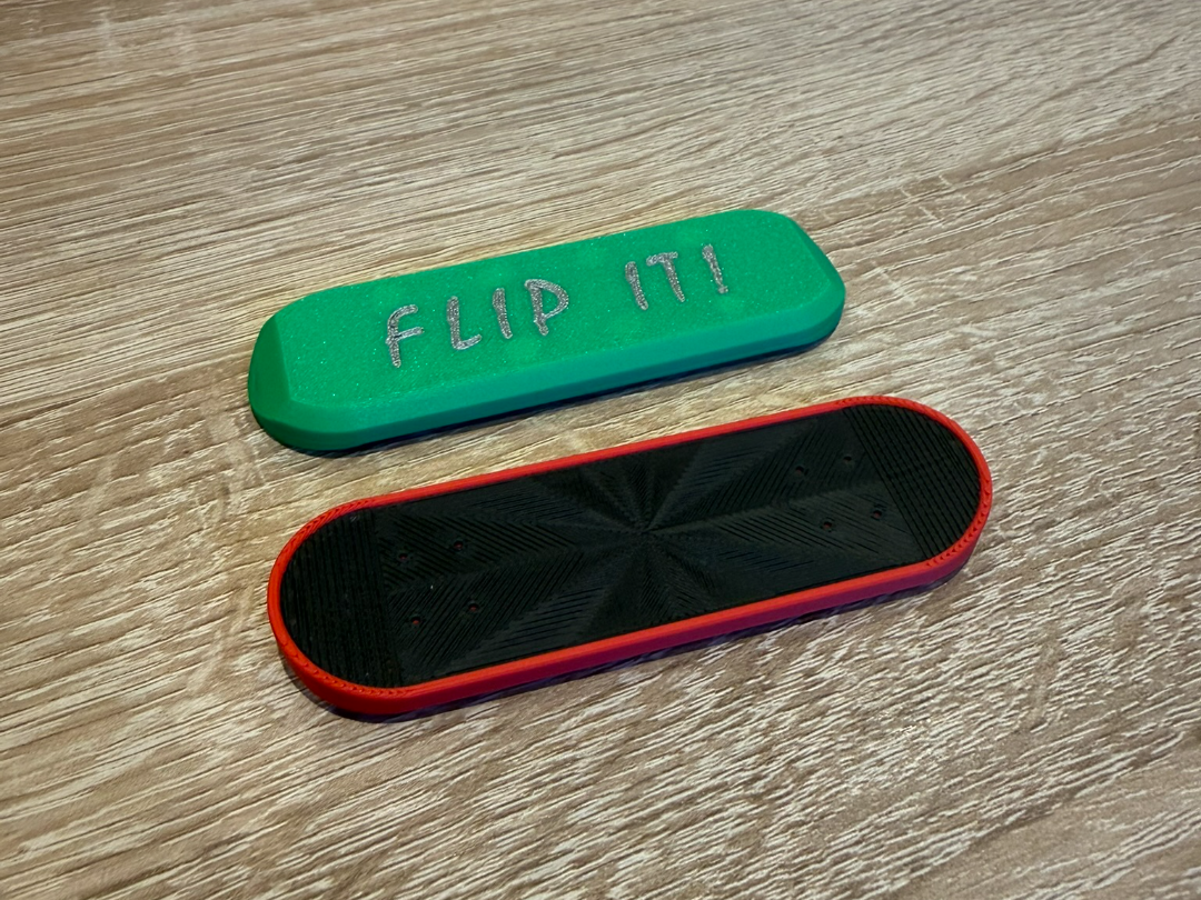 FlipDeck/KickDeck with parametric magnet sizes