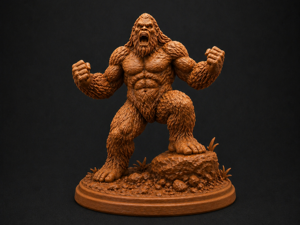 Wütender Wächter der Wildnis  Bigfoot - Sasquatch 