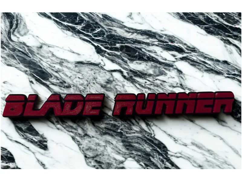 Blade Runner Quote Logo Wall Sign Decor