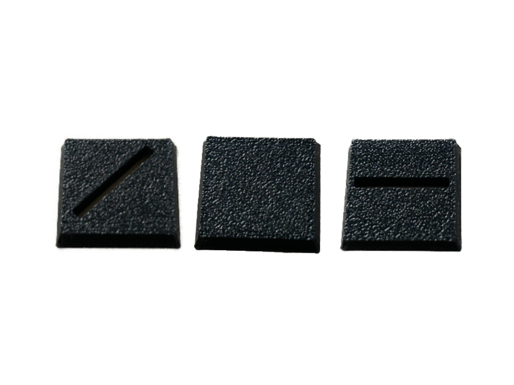 Base cuadrada 20mm para figuras de wargame