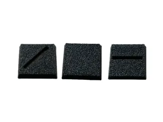 Base cuadrada 20mm para figuras de wargame