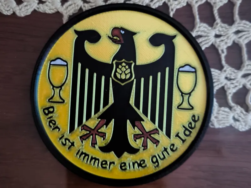 German Beer Coaster