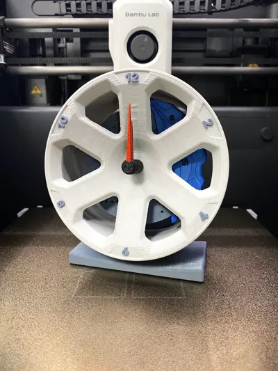 Audi RS6 Avus Wheel - Bambu Clock KIT 011 by CaptainIglo - MakerWorld