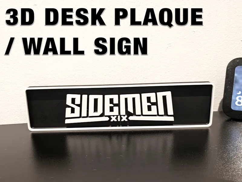 Sidemen Wall Art Sign / Plaque