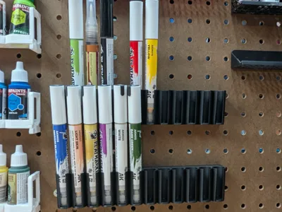Pegboard Pen/Maker Holder 