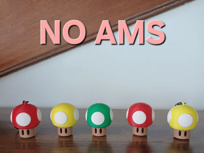 champignon mario (avec/sans porte-clé)