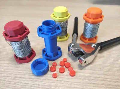Compact Container for Lead Seals and Wire