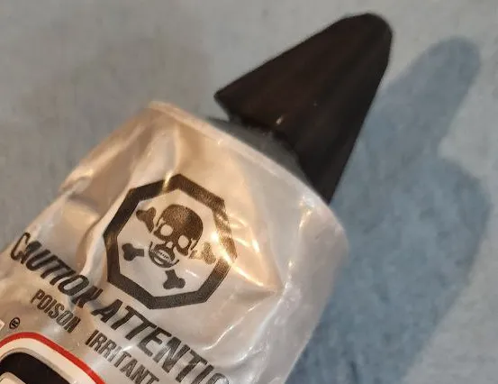 Threadless AIRTIGHT Cap for E6000, Gorilla Glue