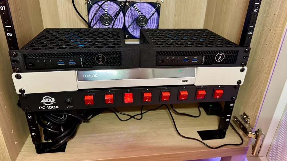 RLN8-410-White rack mount - Free 3D Print Model - MakerWorld