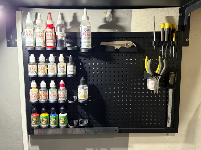 16mm Spacing 6mm Hole Pegboard Accessories