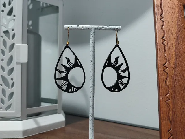 Aretes Lágrimas Solares