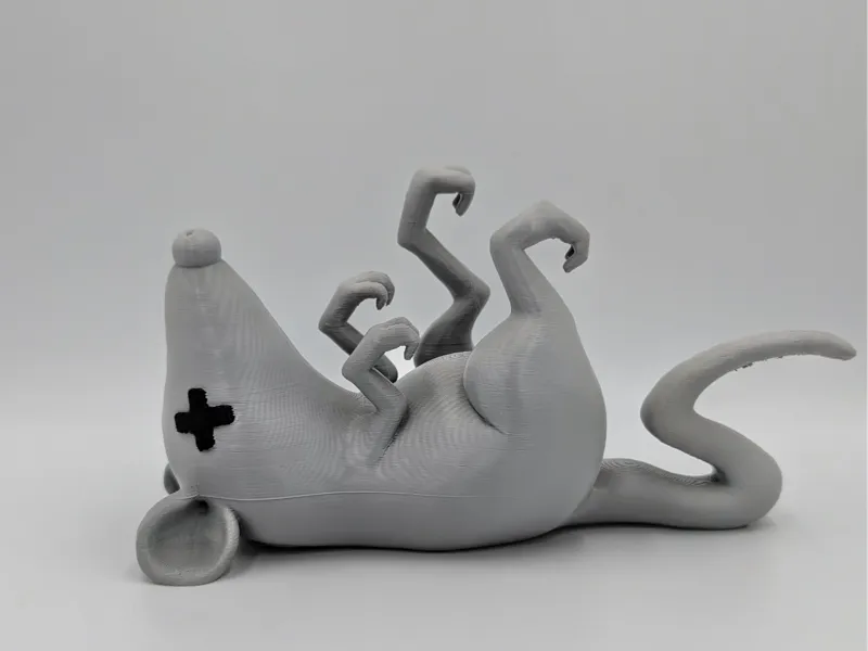 Dead Rat - Multicolor Sculpture