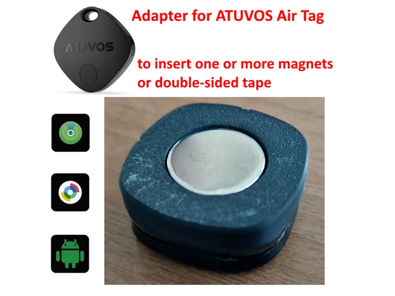 ATUVOS Air Tag adapter magnet parametric customize