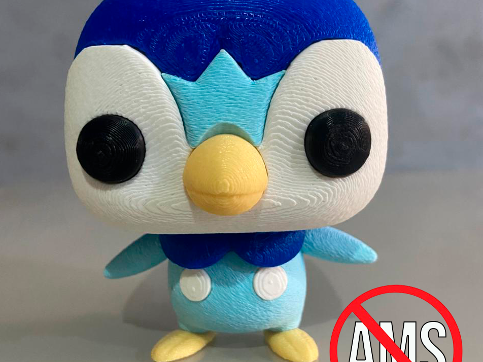 Piplup Funko Pop - Modelo Multipartes NO AMS