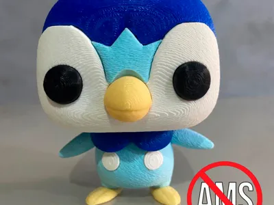 Piplup Funko Pop - Multi-part Model NO AMS