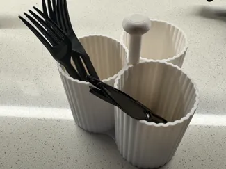 Utensil Holder with Lift Handle – Party Caddy