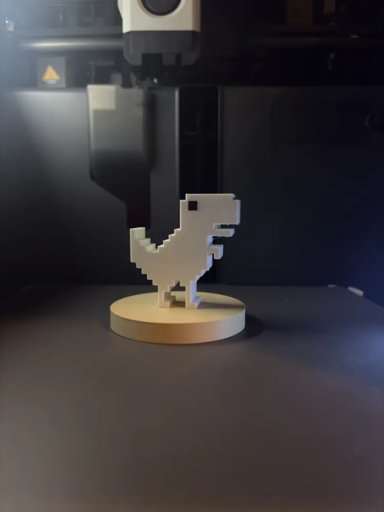 chrome dino - Free 3D Print Model - MakerWorld