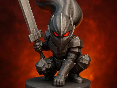 Guts – Berserker Knight Armor Cape Sword