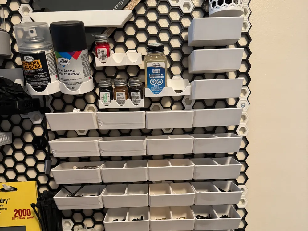 HSW Bin - Honeycomb Storage Wall - Free 3D Print Model - MakerWorld