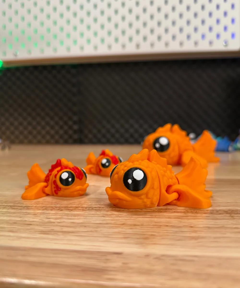 3Dプリント 可動金魚 - 無料3Dモデル -MakerWorld