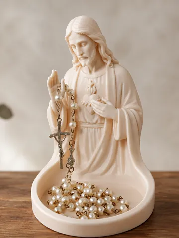 Soporte: Sacred Heart of Jesus – Rosary Holder — vista de referencia 2