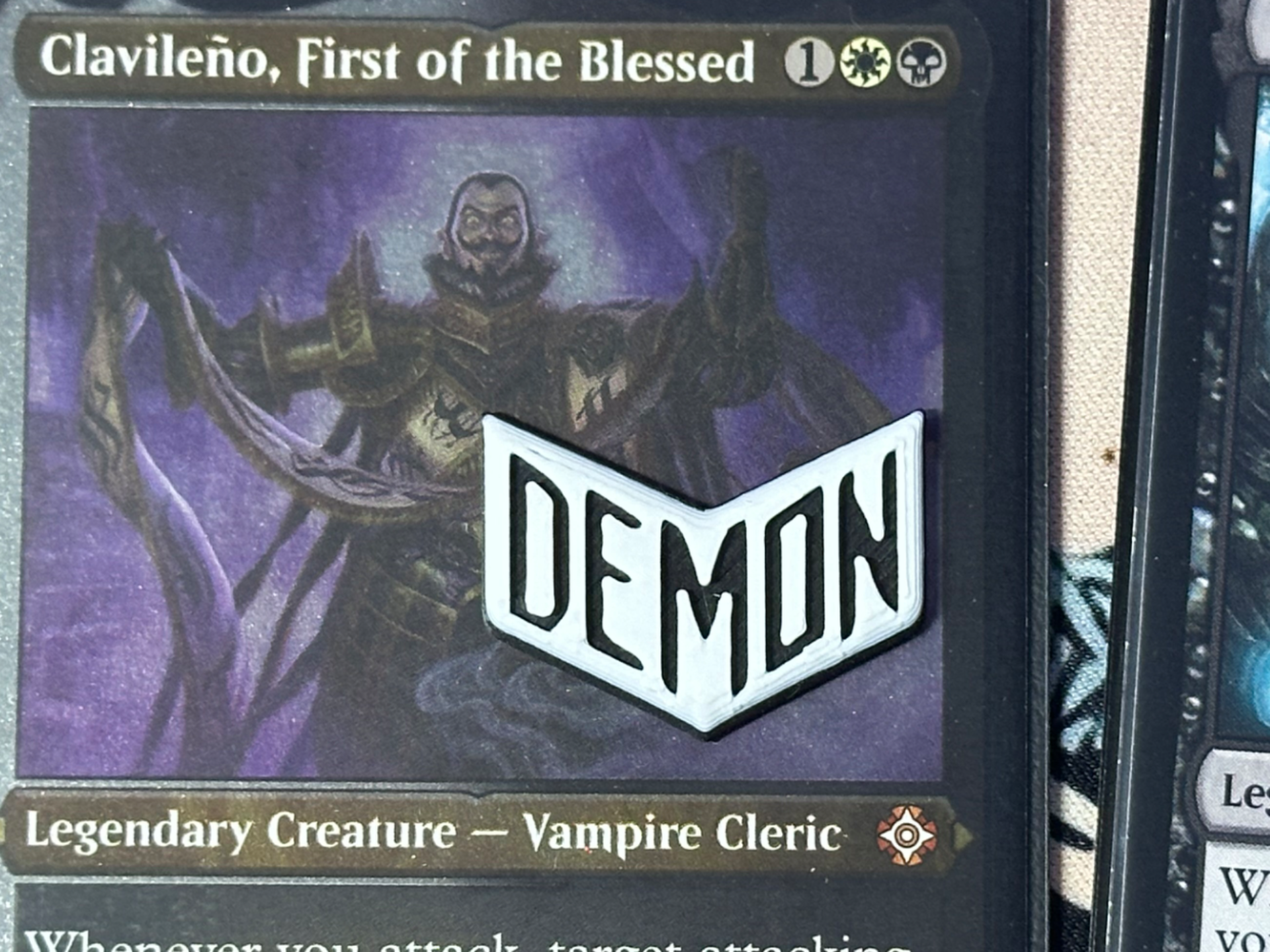 Demon Status Marker for Commander / TCG Games