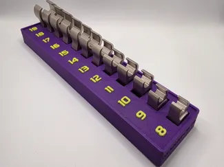 Flare Nut Crowfoot Wrench Organizer