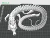[Single Color] White Dragon Horse 68cm (100% Scale) A1\P1 Series printable
