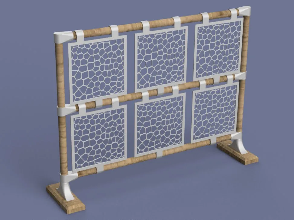 Espositore collane e orecchini voronoi view 2