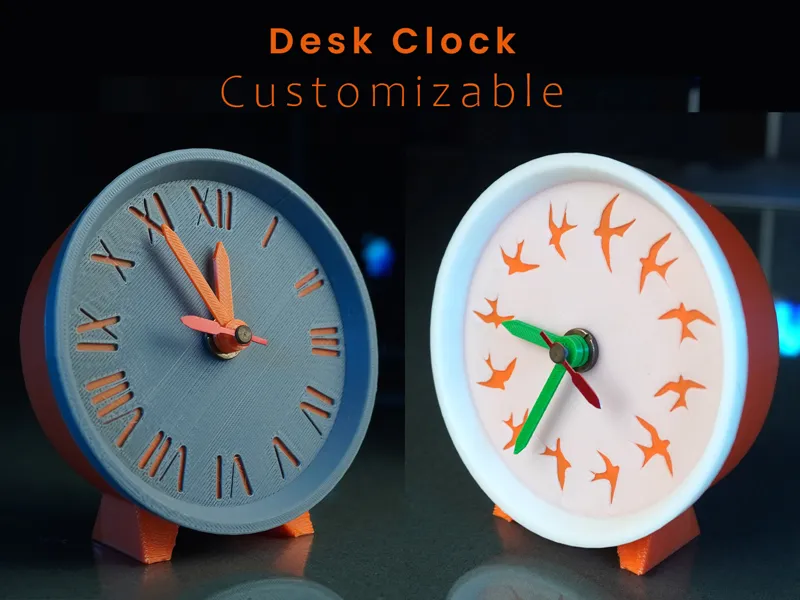 Customizable Desk Clock