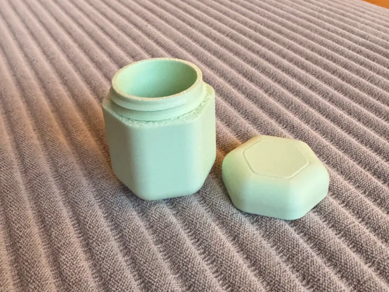 Hexagon Travel Container