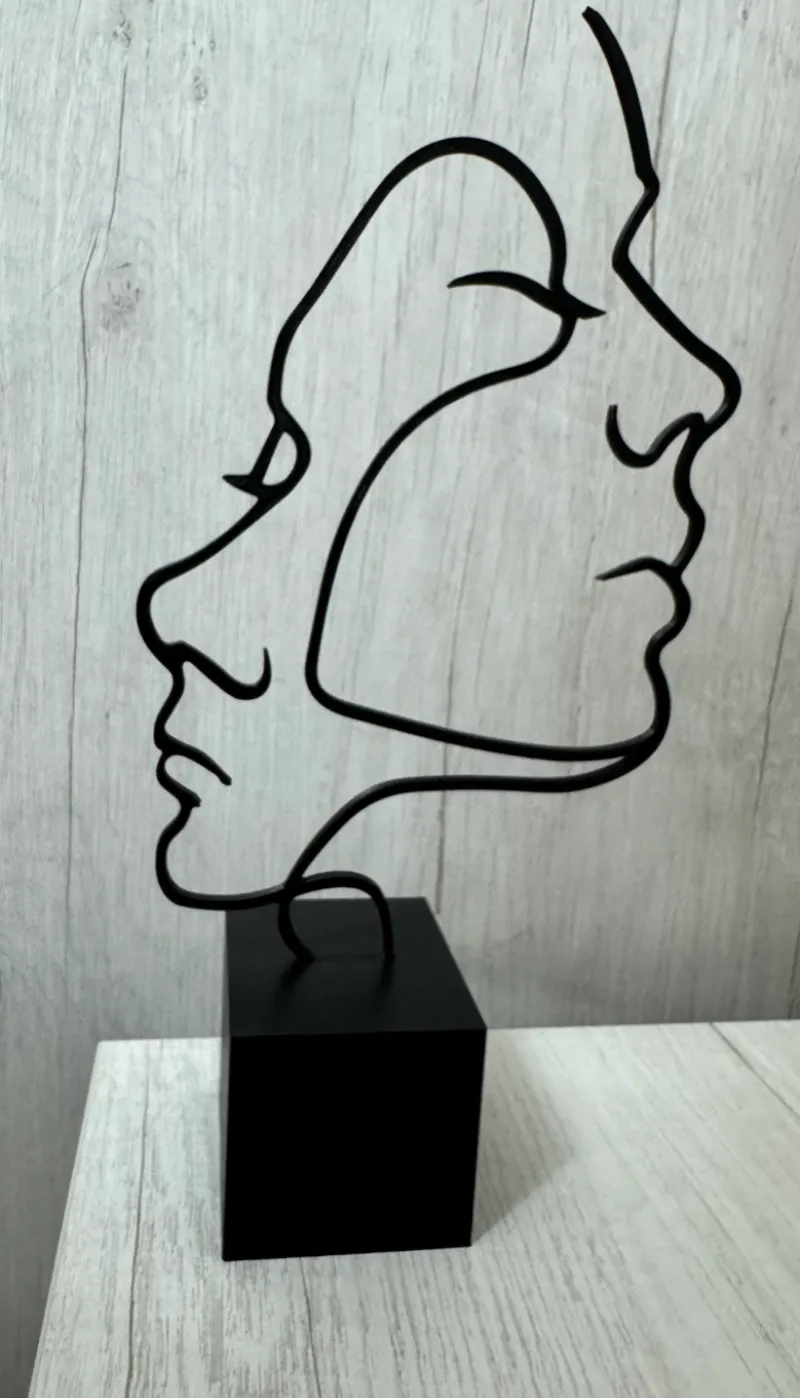 statue double face -statua doppio viso 