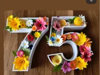 Chiffre 75 ajouré à décorer — photo 2