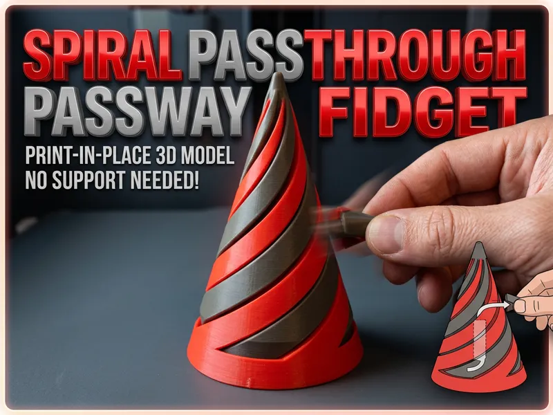 Impossible Spiral Passthrough Fidget