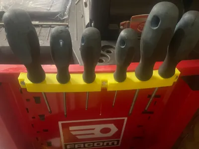 Screwdriver holder for Facom ROLL Tool Cart (TPU)