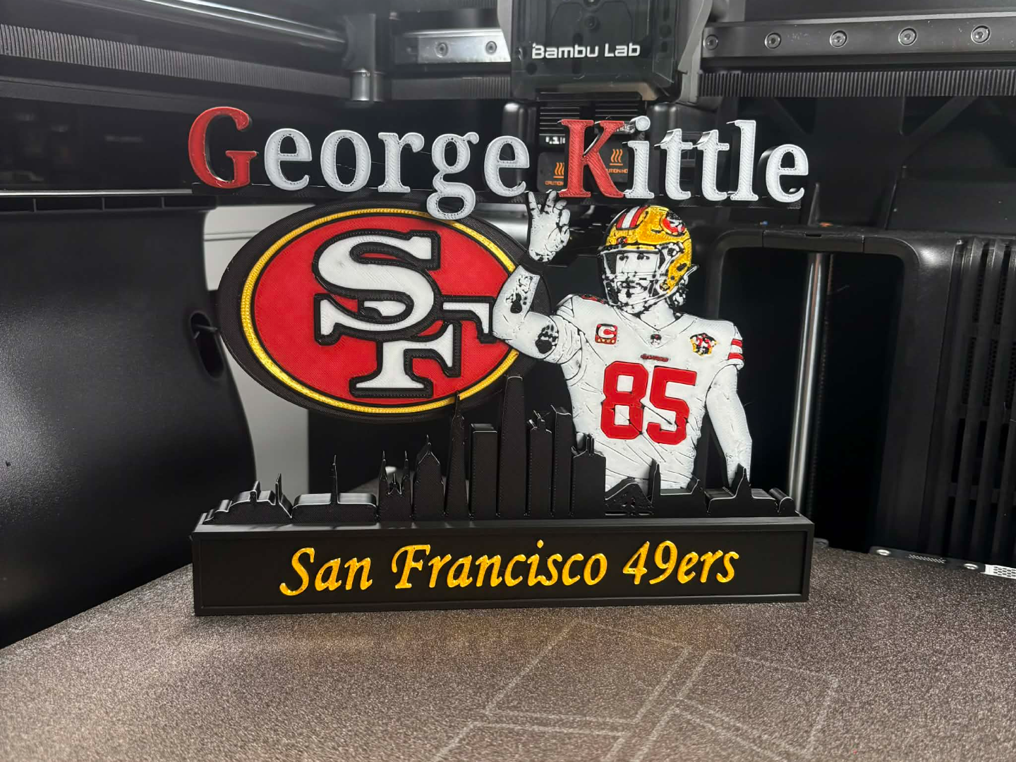 NFL - San Francisco 49ers George Kittle display