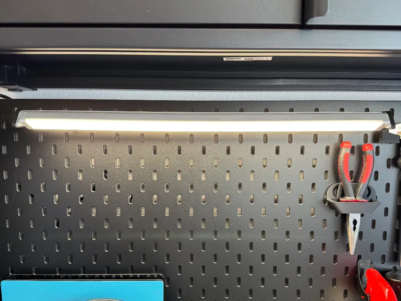 Skadis Lampenhalter Werkbank Ikea Arbeitslampe LED