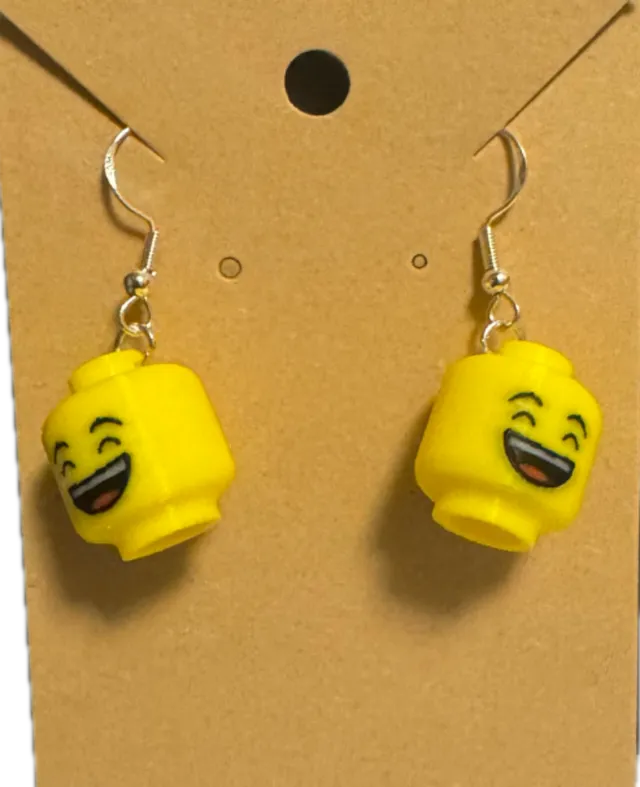 Brick Head Earrings
