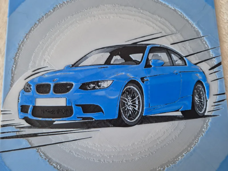 BMW M3 Hueforge