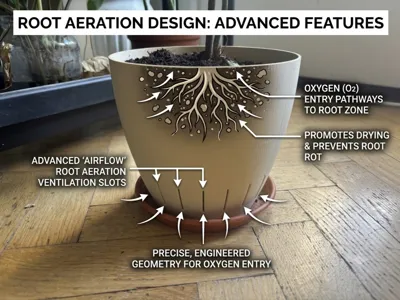 The perfect avocado pot with root aeration