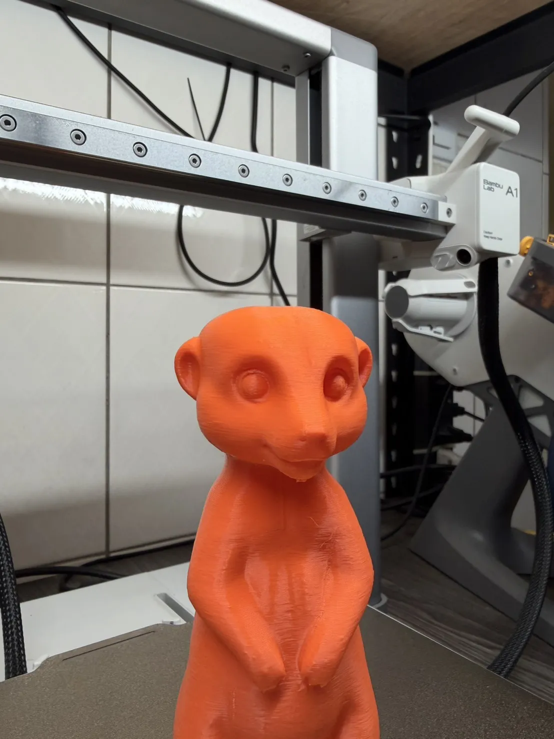纹理小狐獴 Cute Meerkat Figurine view 3