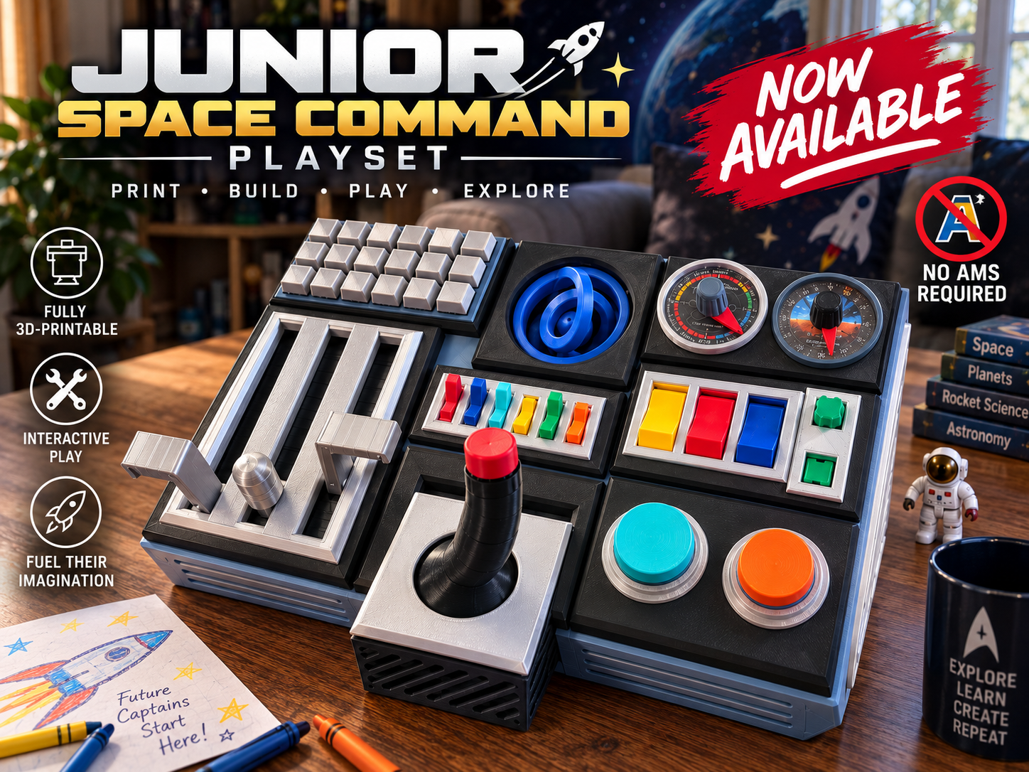 Junior Space command Playset - 1