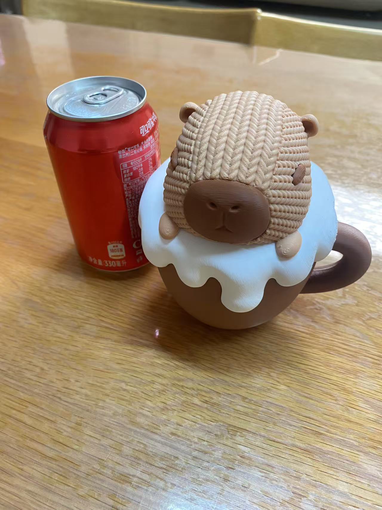 Miniatura 4 do modelo 3D 杯杯卡皮巴拉--按压玩具轻松解压（新增机械键盘轴）